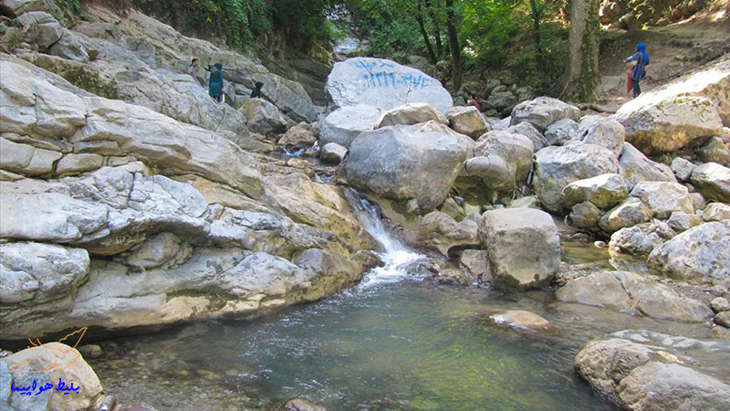 عمق حوضچه های آبشار های شیرآباد