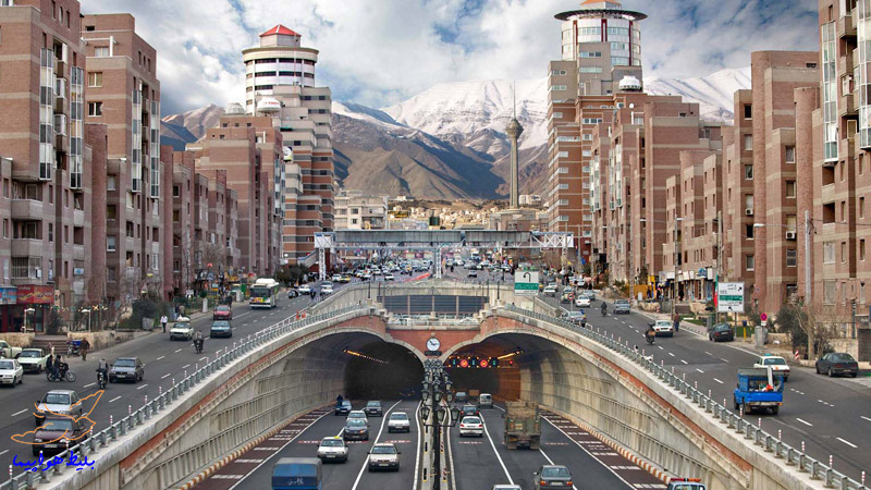 نمایی از خیابان های تهران